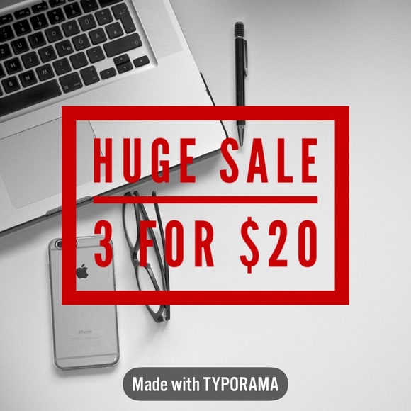 Other - HUGE 3 for $20 SALE